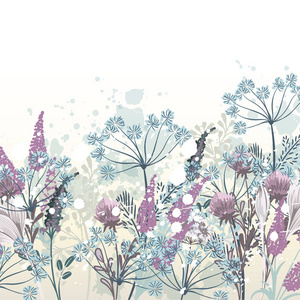 花卉鄉(xiāng)村 矢量設(shè)計(jì)中的田園詩篇